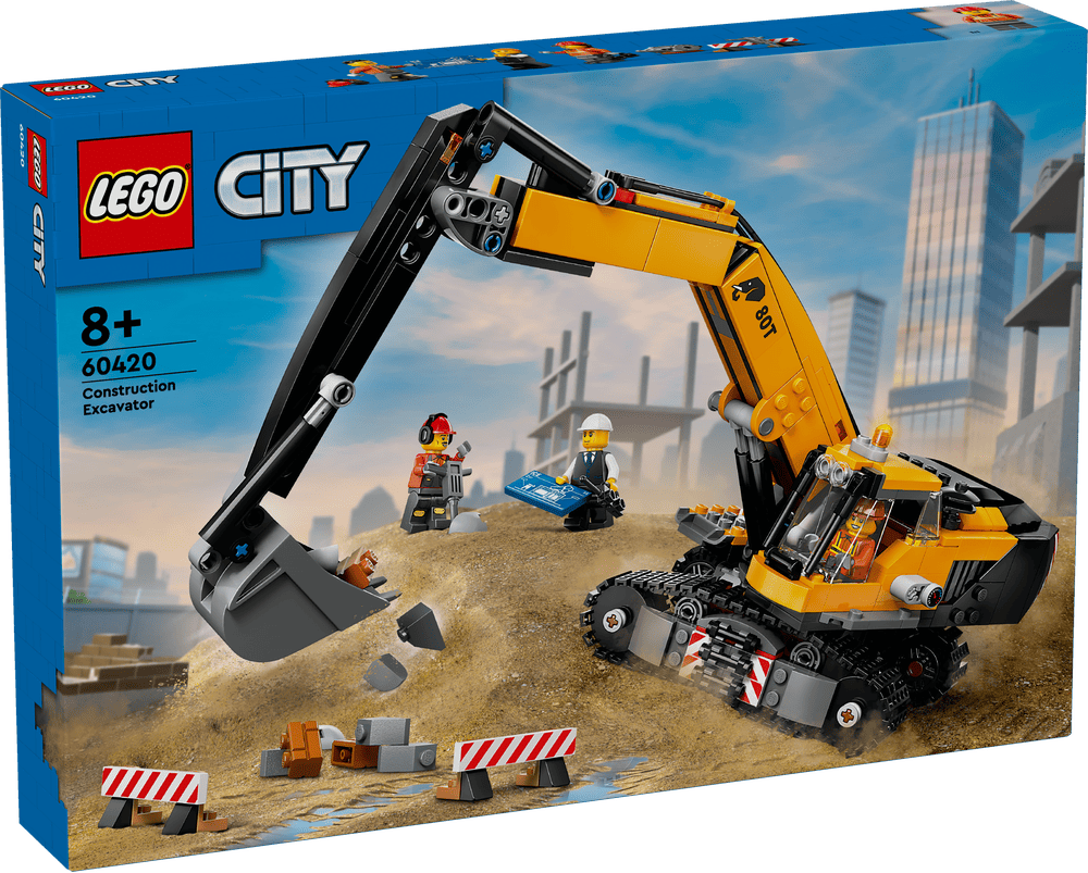 LEGO, 60420, City, Raupenbagger, Maschine, Rad, Person