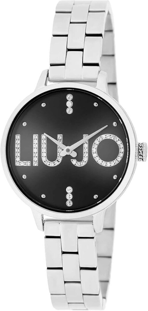 LIU JO Couple Silber Schwarz TLJ2037 LIU, JO, Couple, Silber, Schwarz, TLJ2037, Armbanduhr, Arm, Körperteil, Person