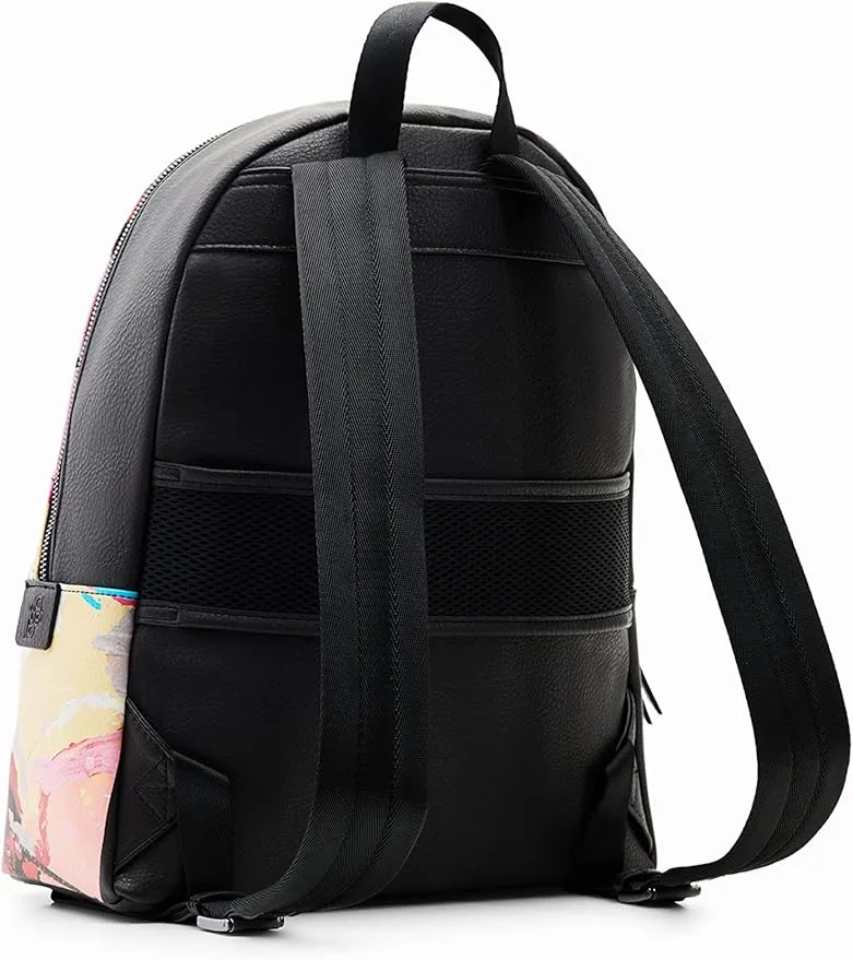 Desigual Damen Rucksack - Schwarzer Rucksack mit Disney Mickey Mouse Print 23SAKP132000 Desigual Damen Rucksack - Schwarzer Rucksack mit Disney Mickey Mouse Print 23SAKP132000