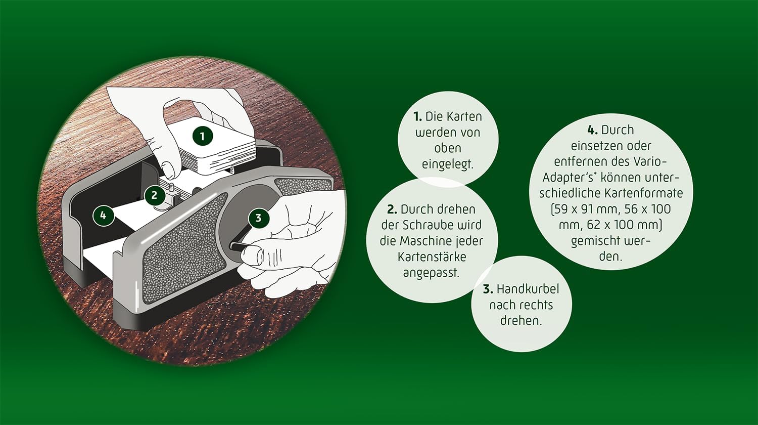 ASS Kartenmischer Vario. Spielezubehör