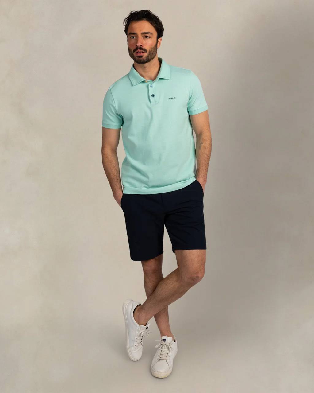 NZA 26CN150PM/L Poloshirt - Türkis - L