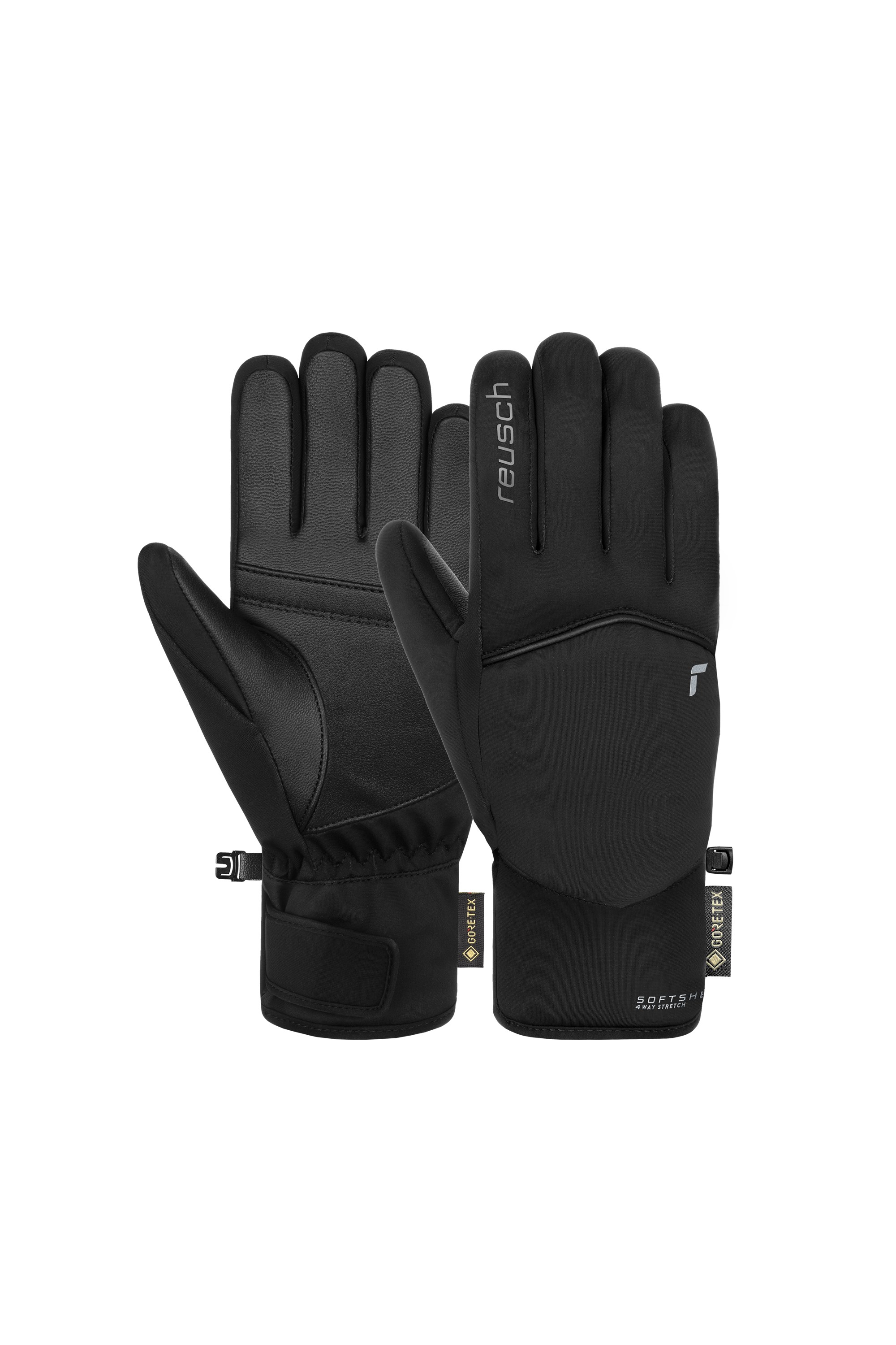 Reusch Amira GORE-TEX® Damen Skihandschuh Schwarz/Silber