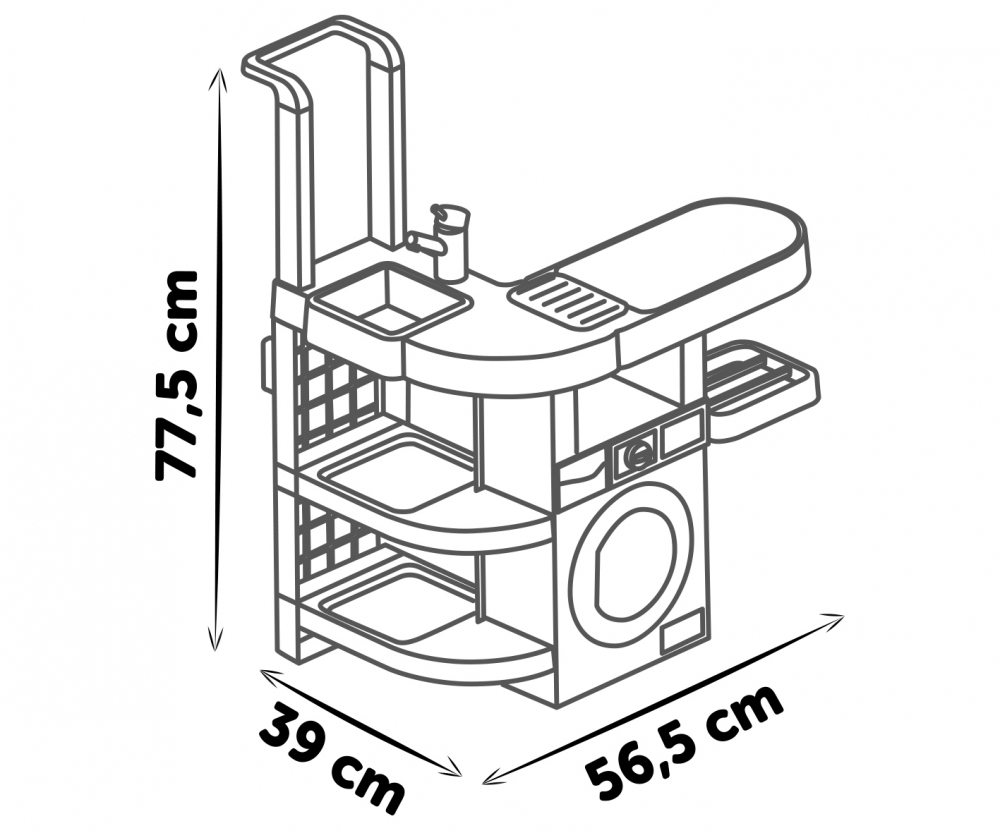 Smoby Smoby Rowenta Haushalts-Set Waschküche Smoby Smoby Rowenta Haushalts-Set Waschküche