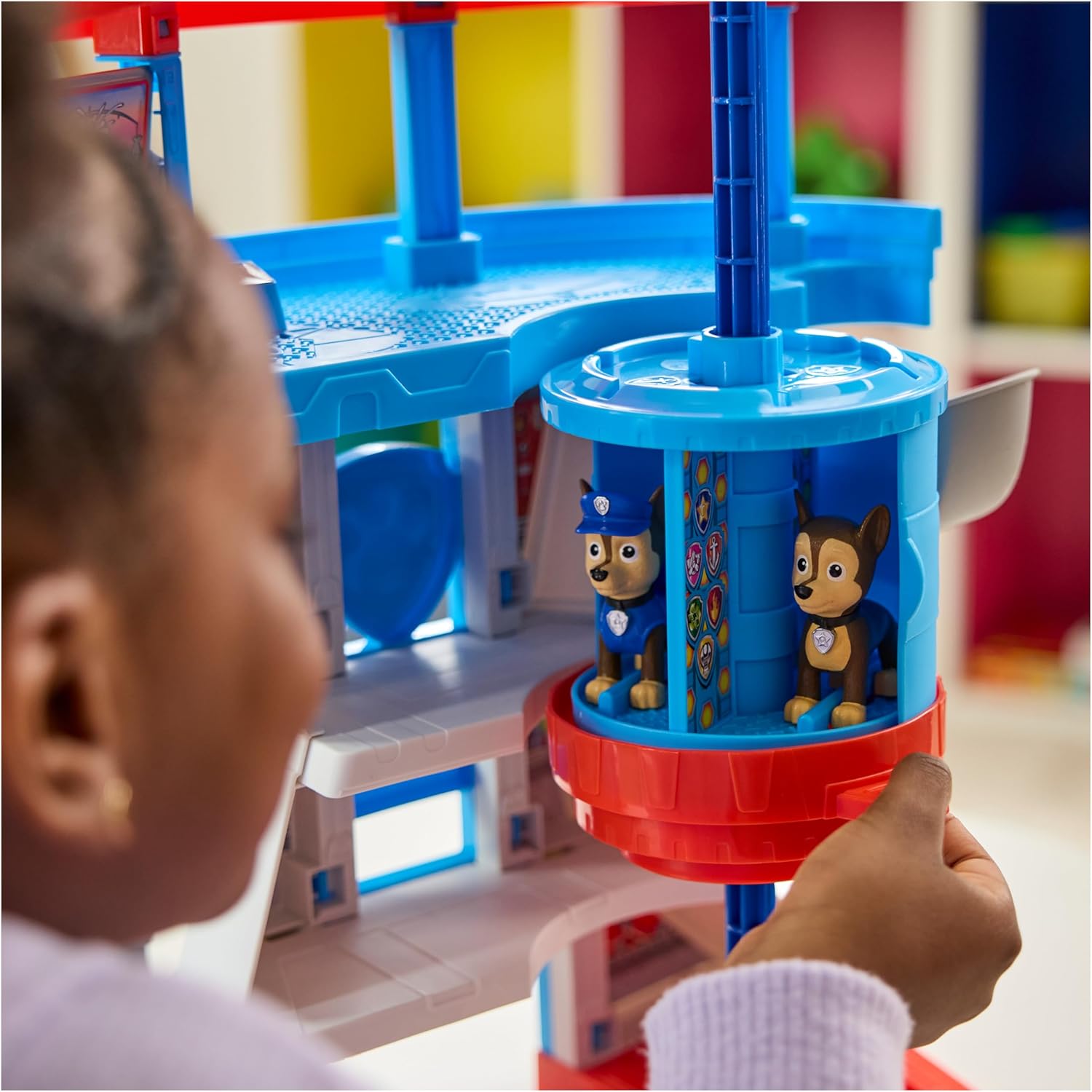 PAW Patrol Lookout Tower Hauptquartier-Spielset von Spin Master PAW Patrol Lookout Tower Playset Hauptquartier-Spielset mit Figuren und Fahrzeugen von Spin Master