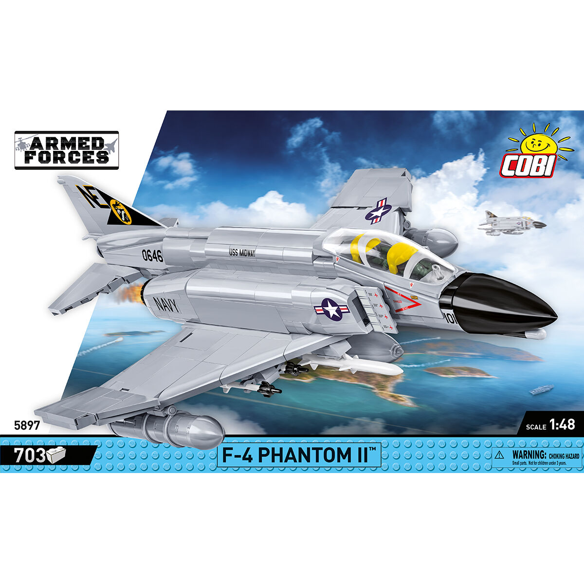 COBI 5897 - F-4 Phantom II - USS MIDWAY - Bild 3