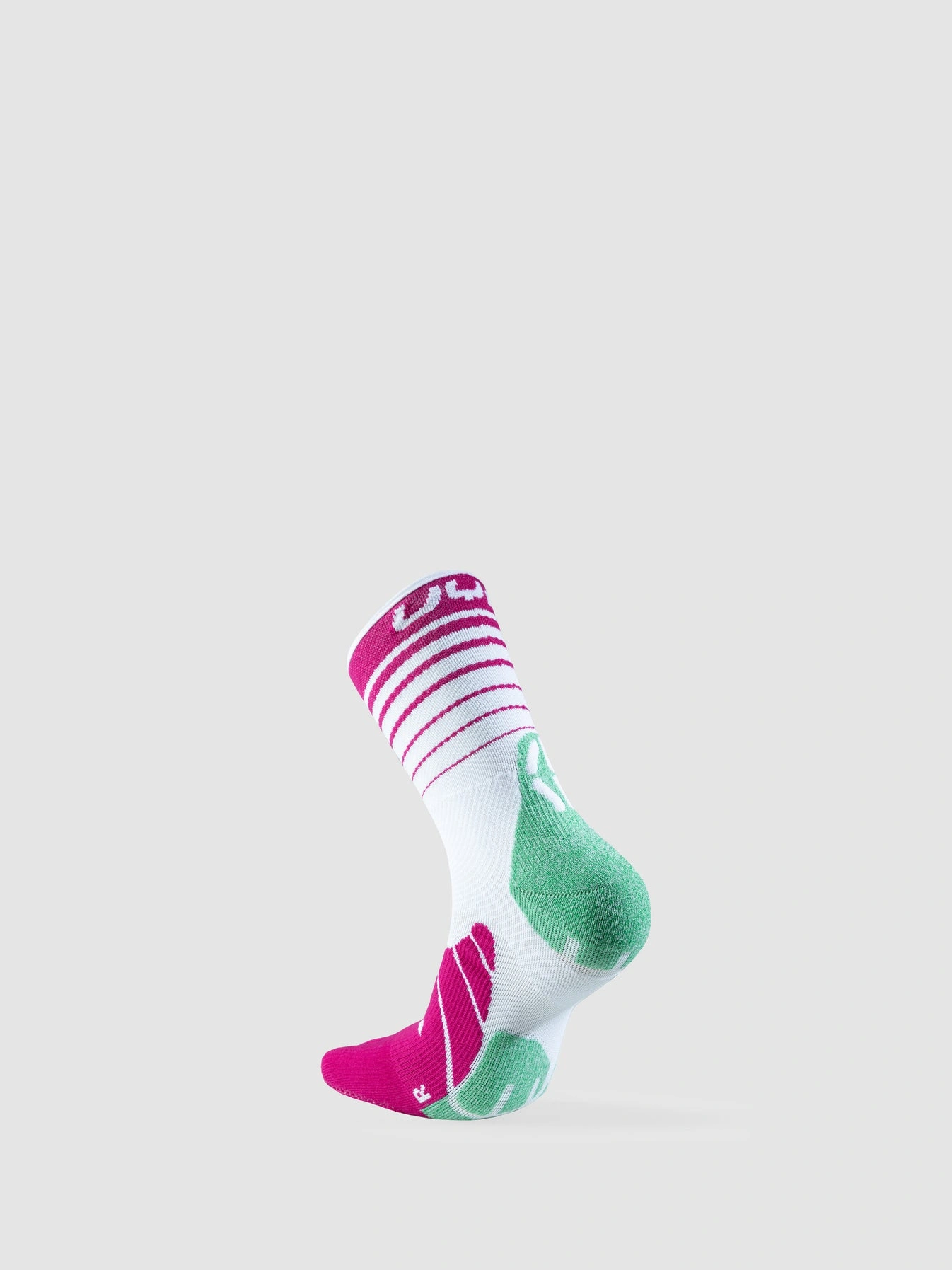 UYN Damen Laufsocken Runner's Five S100319W631 - Weiß/Fuchsia/Grün GR. 37/38 UYN Damen Laufsocken Runner's Five S100319W631 - Weiß/Fuchsia/Grün GR. 37/38