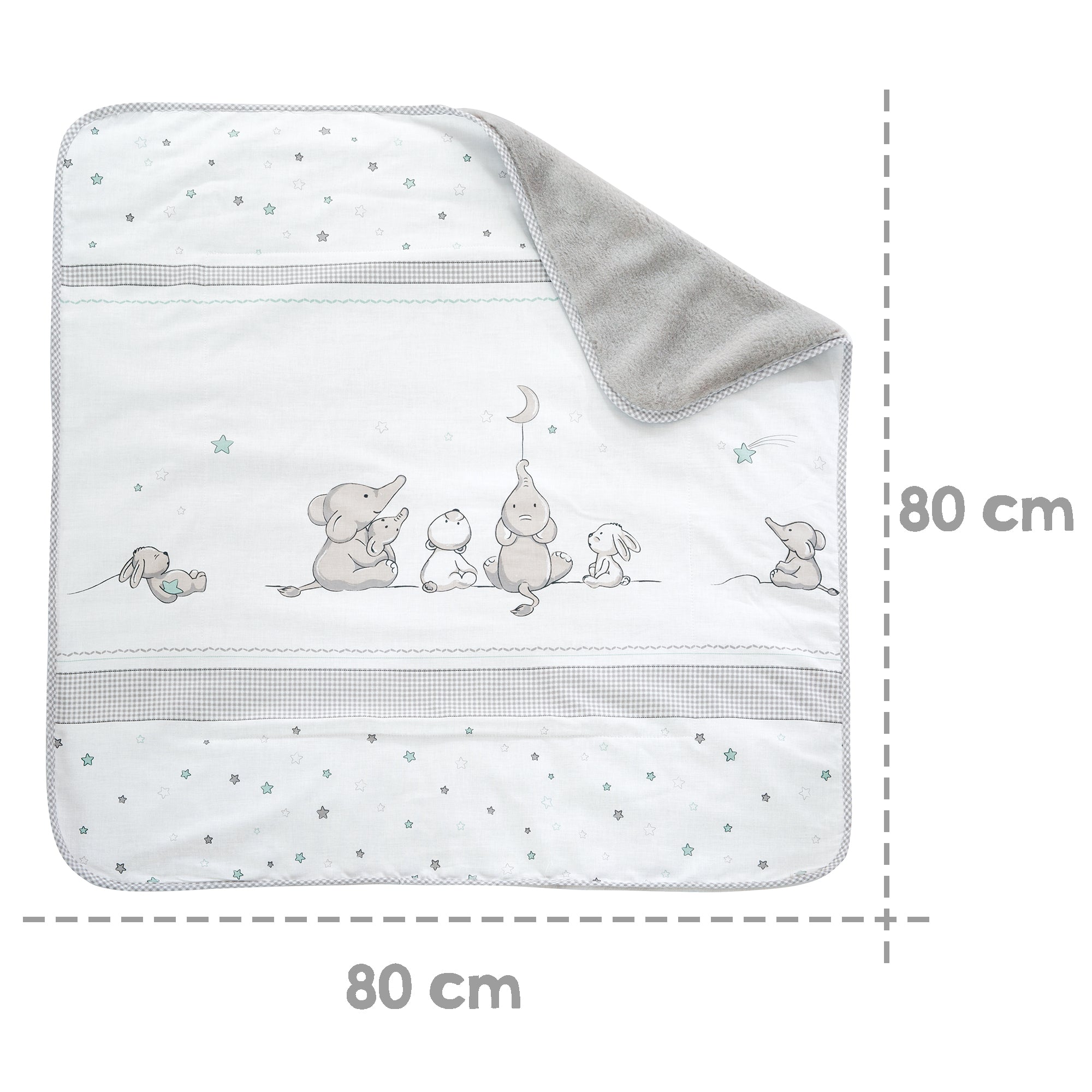 Roba 306100S209 Kuscheldecke Sternenzauber weiß – Heim Textilien - Bild 4 Roba 306100S209 Kuscheldecke Sternenzauber weiß – Heim Textilien - Produktbild 4