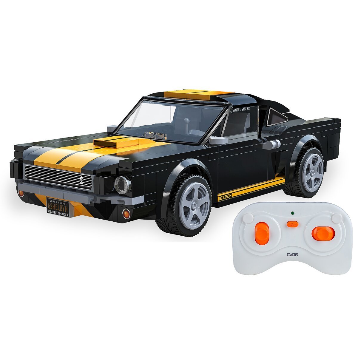 JAMARA CaDA Shelby GT350 H 1:20 schwarz 2,4GHz Bricks ab 6 Jahren JAMARA CaDA Shelby GT350 H 1:20 schwarz 2,4GHz Bricks ab 6 Jahren