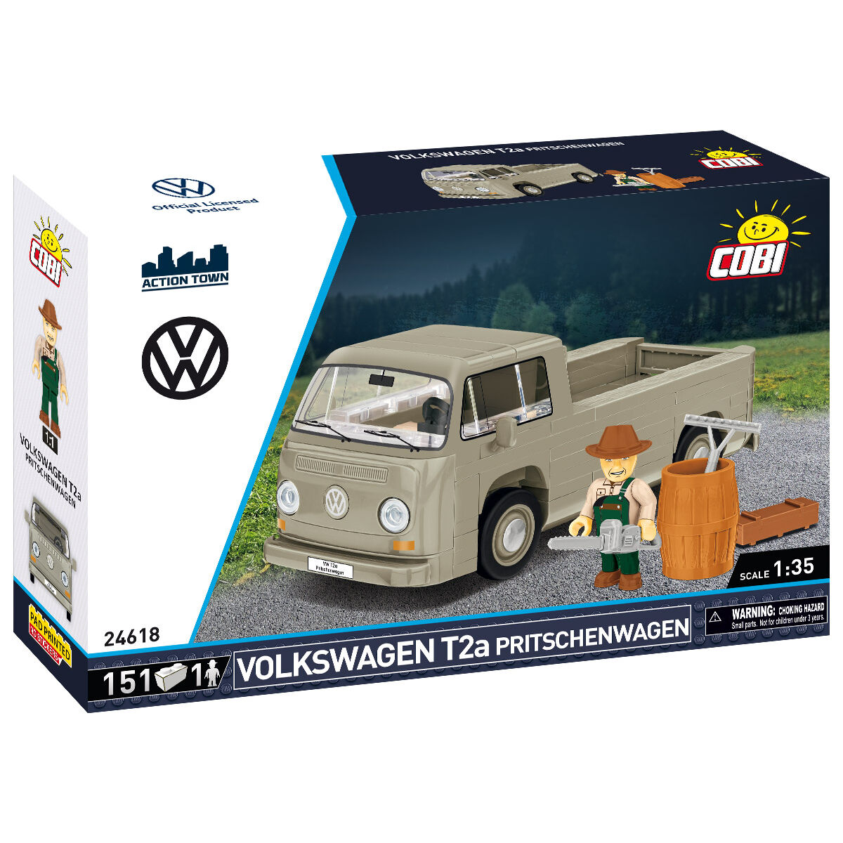 COBI 24618 - VW T2A Pritschenwagen SCALE 1:35 COBI 24618 - VW T2A Pritschenwagen SCALE 1:35