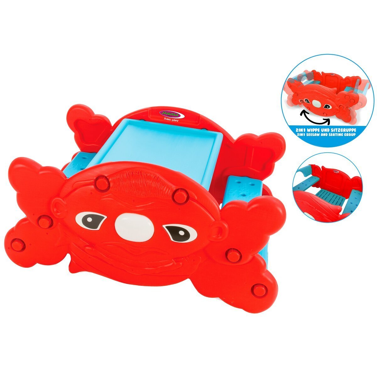 JAMARA Kindersitzgruppe Sit and Swing 2in1 rot ab 3 Jahren