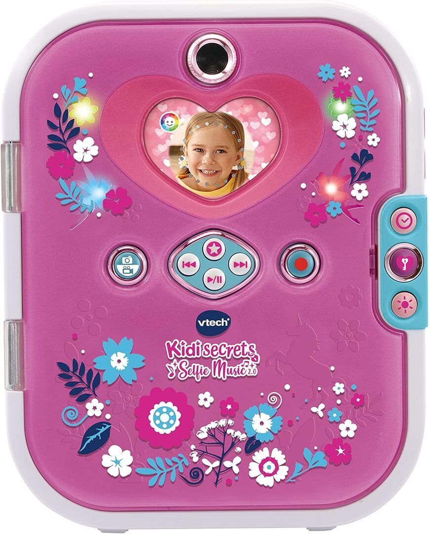 VTech KidiSecrets Selfie Music 2.0 pink Baby, Person, Elektronik, Gesicht, Kopf, Baby, Person, Elektronik, Gesicht, Kopf