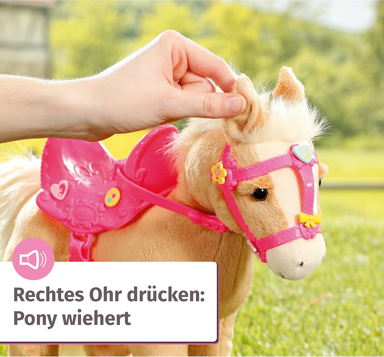 BABY born® My Cute Horse – Interaktives Pferd mit Sound- und Lauf-Funktion