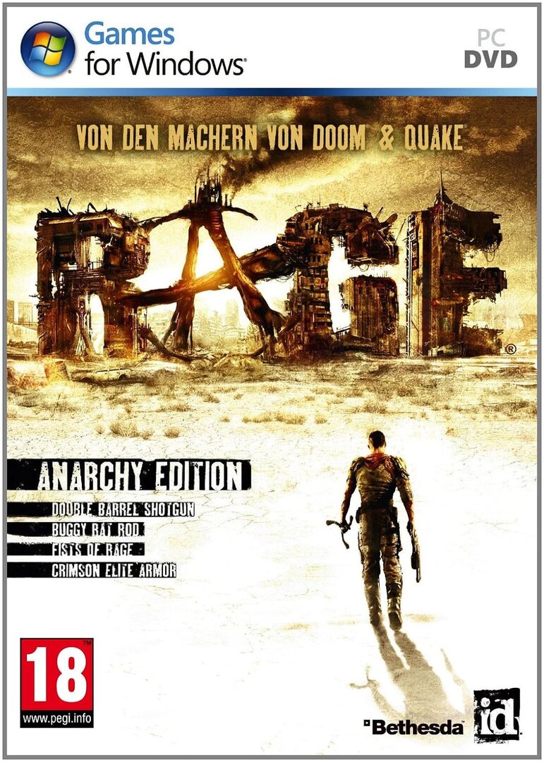 PC_Rage_-_Anarchy_Edition_[AT_PEGI]_351424, Werbung, Plakat, Erwachsener, Mann, Person