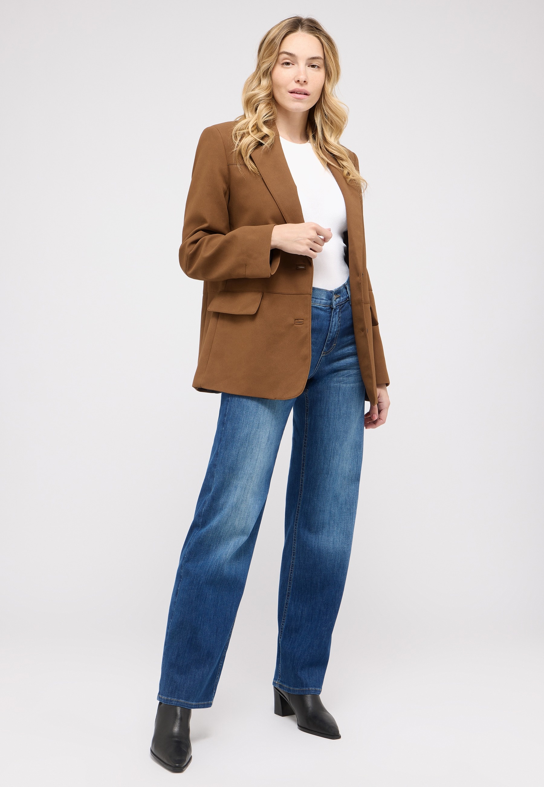 ANGELS 350250030 Damen Jeans Liz Wide Leg - Blau - 4 ANGELS 350250030 Damen Jeans Liz Wide Leg - Blau - 4