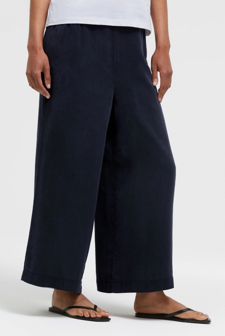 SENSES Wide Leg Hose PA:LO aus Lyocell night navy SENSES Wide Leg Hose PA:LO aus Lyocell night navy