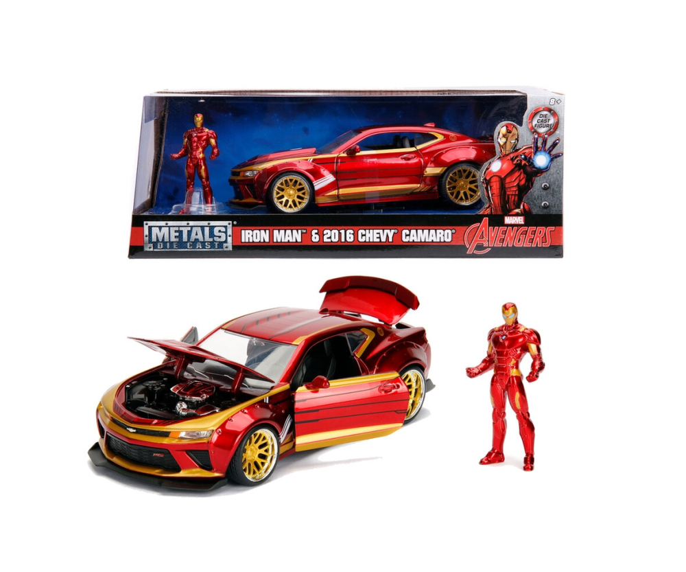 Jada Marvel Ironman 2016 Chevy Camaro SS 1:24 Jada Marvel Ironman 2016 Chevy Camaro SS 1:24
