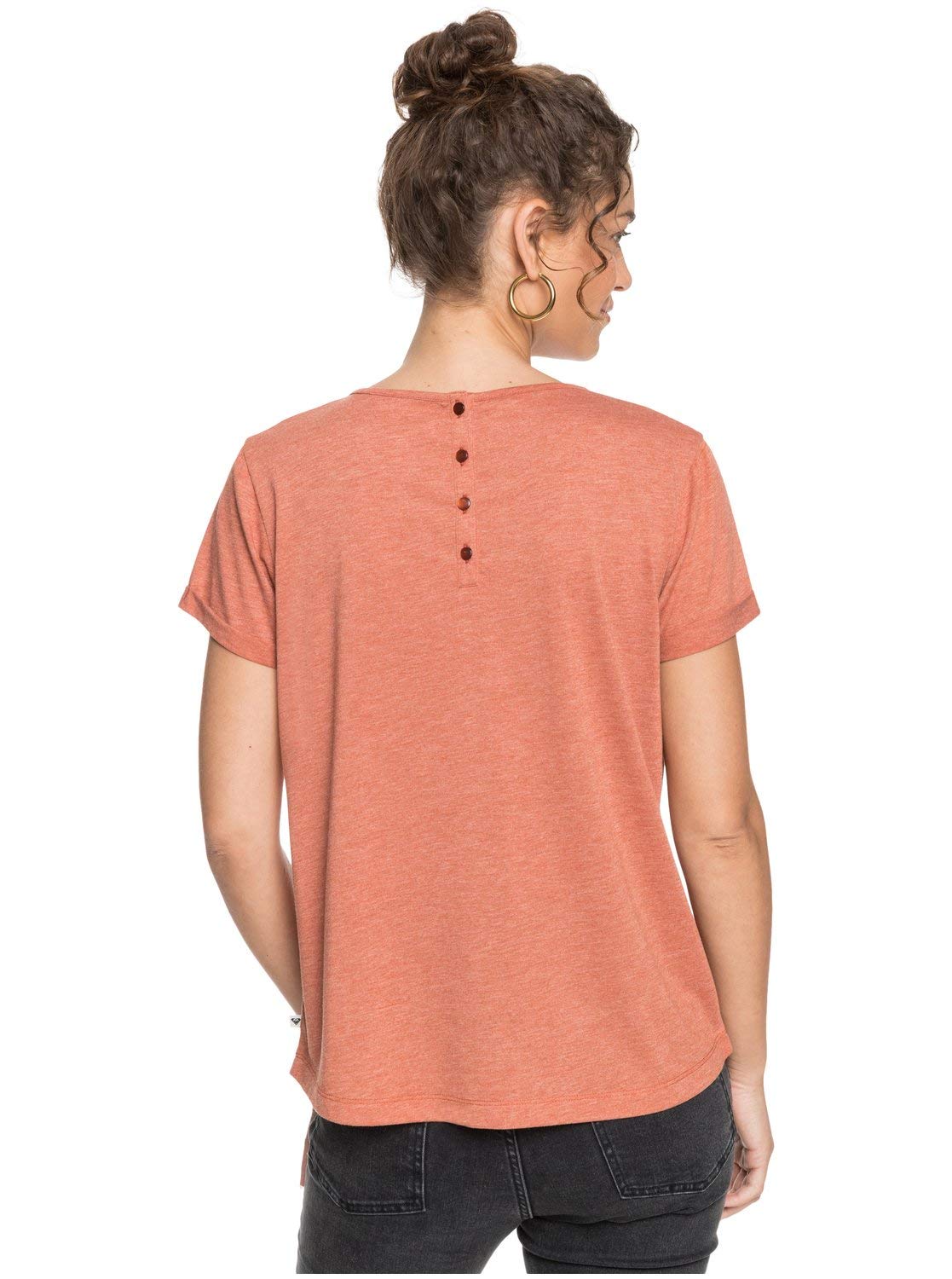 Roxy Call It Dreaming - Damen-T-Shirt in Coral GR. M Roxy Call It Dreaming - Damen-T-Shirt in Coral GR. M