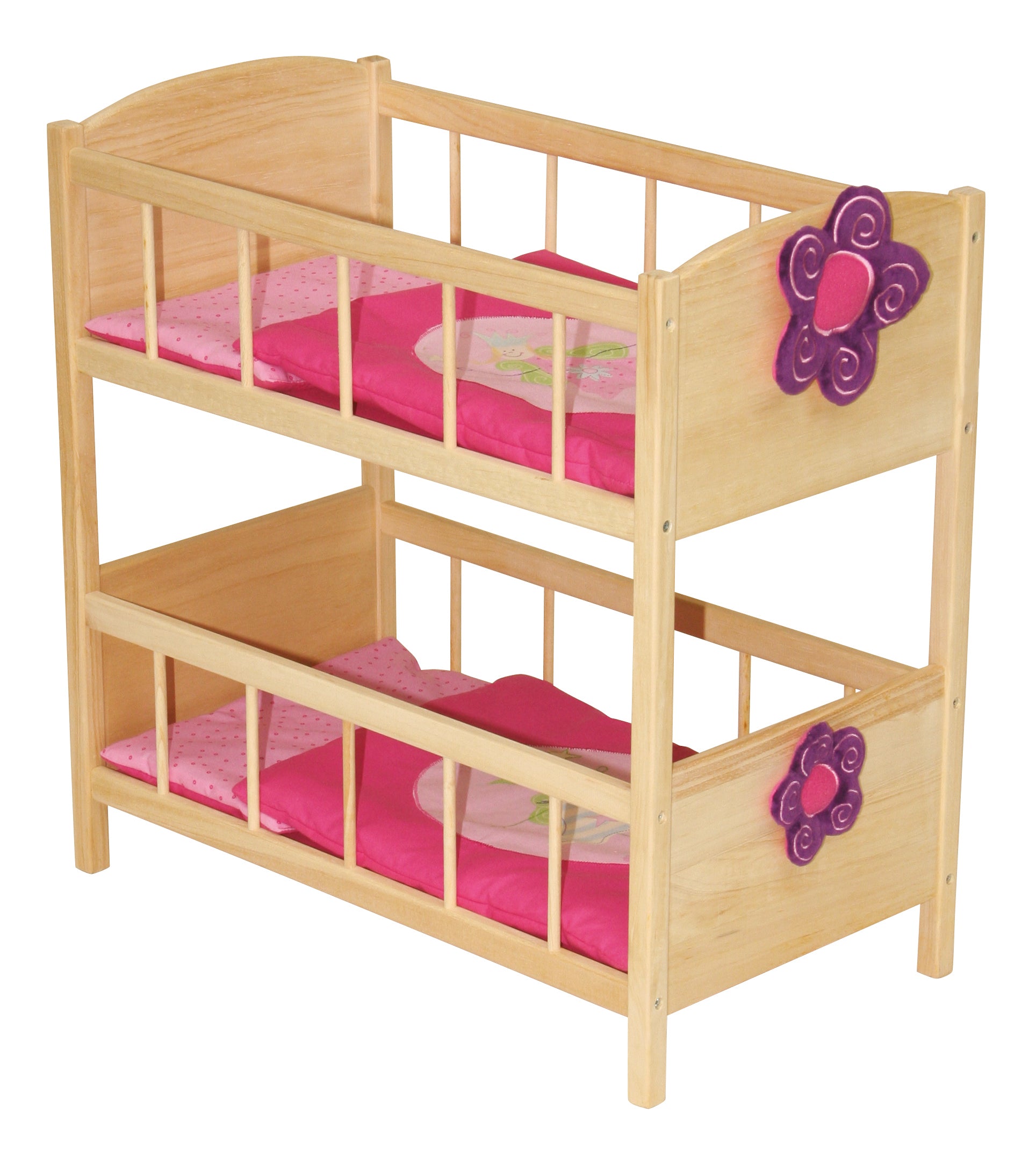 Roba 97231 Puppenetagenbett Happy Fee natur lackiert – Puppenmöbel & Häuser - Bild 2 Roba 97231 Puppenetagenbett Happy Fee natur lackiert – Puppenmöbel & Häuser - Produktbild 2