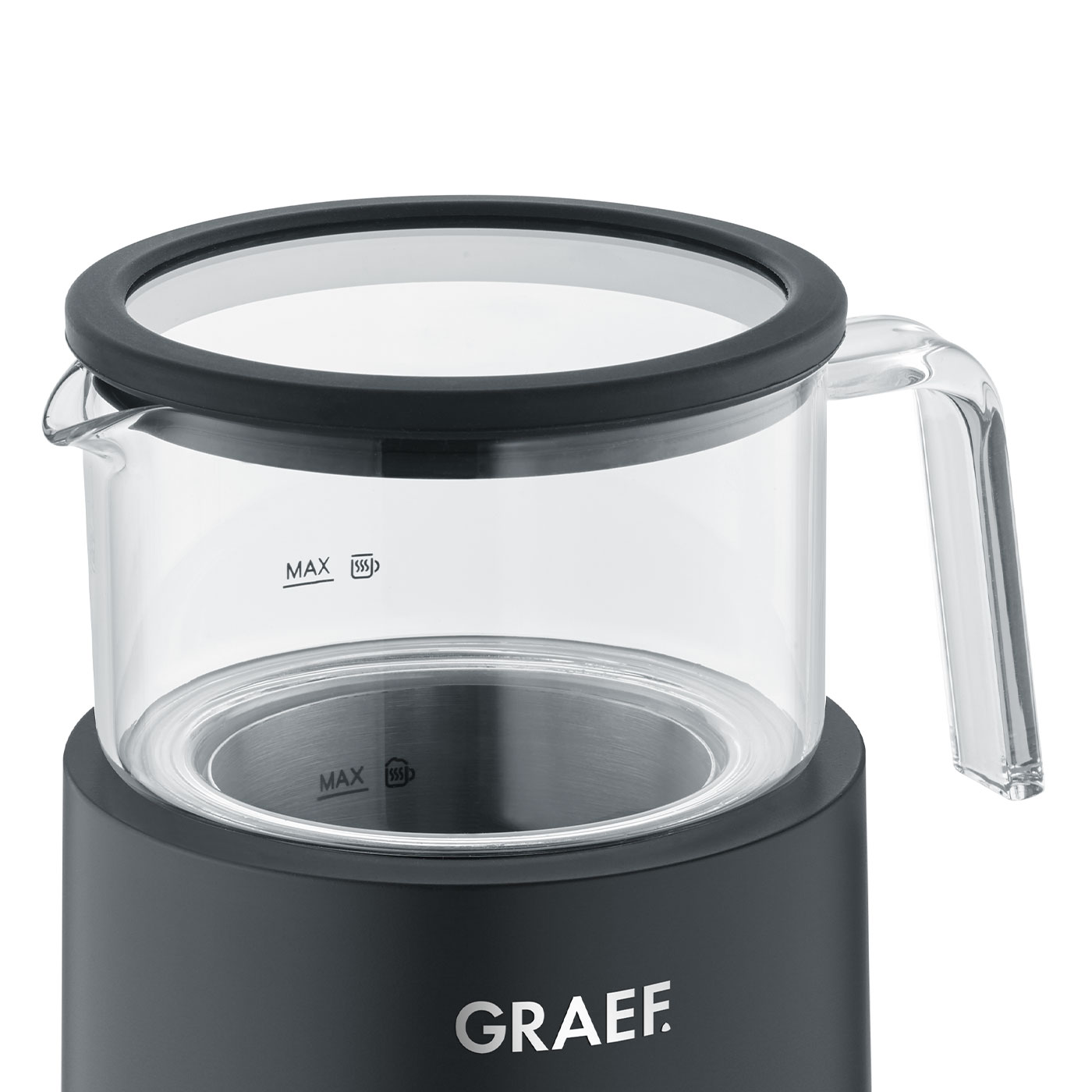 Graef Induktions-Milchaufschäumer – Perfekter Milchschaum in Barista-Qualität MS902EU