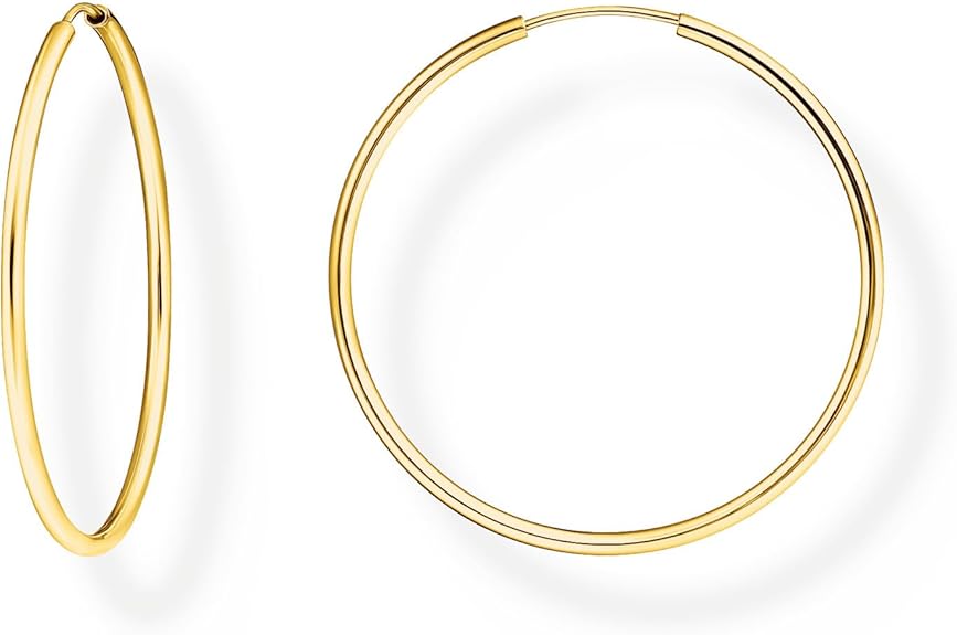 Thomas Sabo Ohrhänger Creolen Mittelgroß 925 Silber Vergoldet CR728-413-39 Thomas, Sabo, Ohrhänger, Creolen, Mittelgroß, 925, Silber, Vergoldet, CR728-413-39