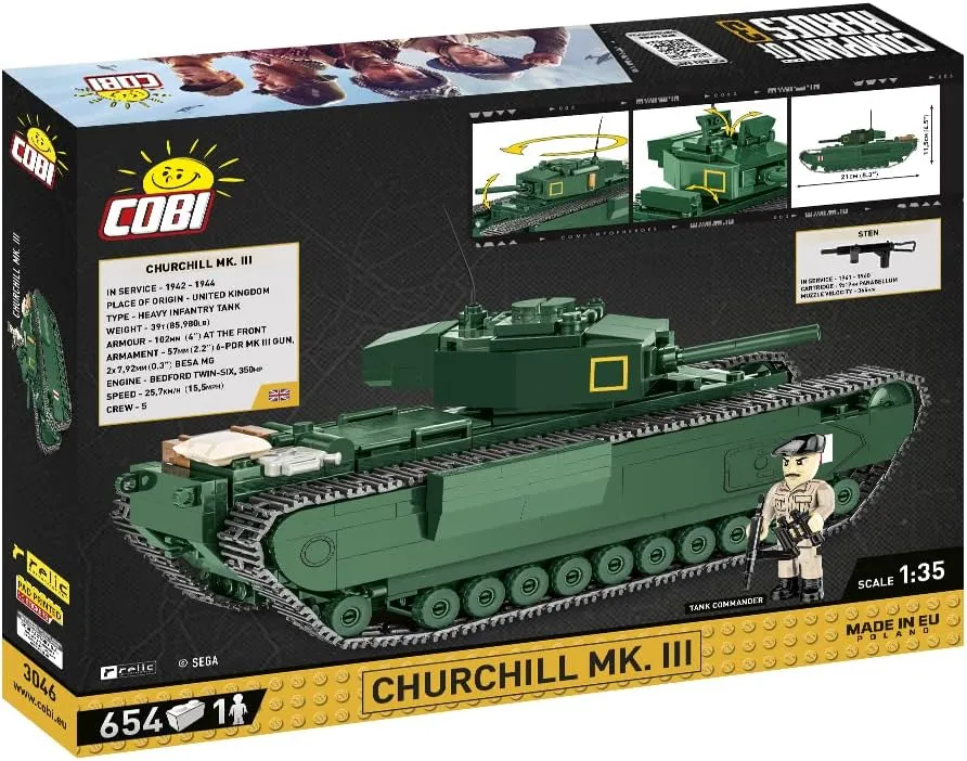 Cobi 3046 Churchill Mk. III Cobi 3046 Churchill Mk. III