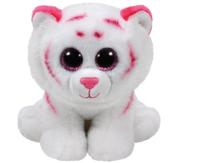 TY_Plüsch,_Tabor,_Tiger_Pink_Weiss_15Cm, Plüsch, Spielzeug, Teddybär