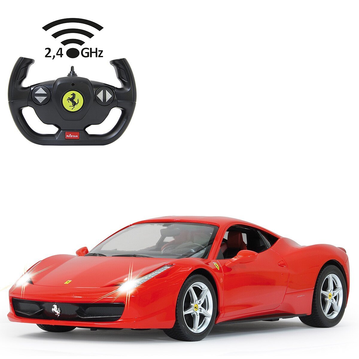 JAMARA Ferrari 458 Italia 1:14 rot 2,4GHz ab 6 Jahren JAMARA Ferrari 458 Italia 1:14 rot 2,4GHz ab 6 Jahren