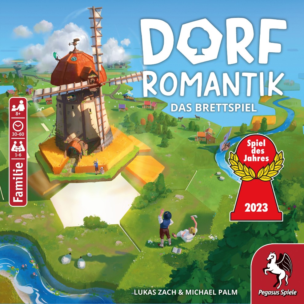 Dorfromantik, Das, Brettspiel, Person, Draußen, Person, Draußen, Person, Draußen