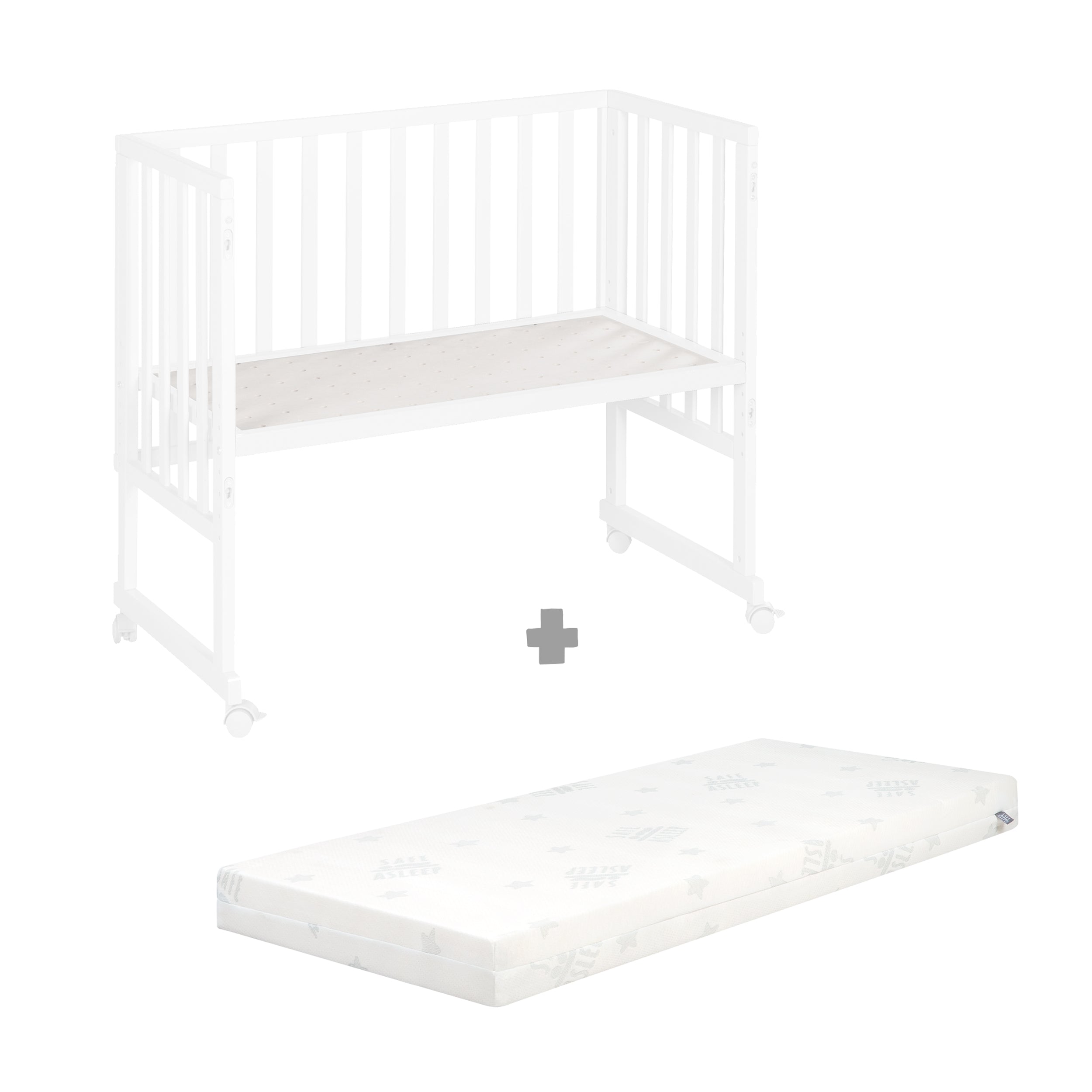 Roba 8961WE1 Stuben- Beistellbett +Barriere/Matratze weiß – Stubenbetten - Bild 14 Roba 8961WE1 Stuben- Beistellbett +Barriere/Matratze weiß – Stubenbetten - Produktbild 14