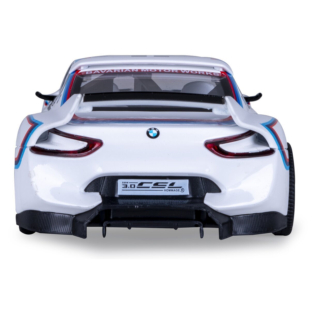JAMARA BMW 3.0 CSL Hommage R Diecast 1:24 weiß inkl. Knopfzellen ab 3 Jahren
