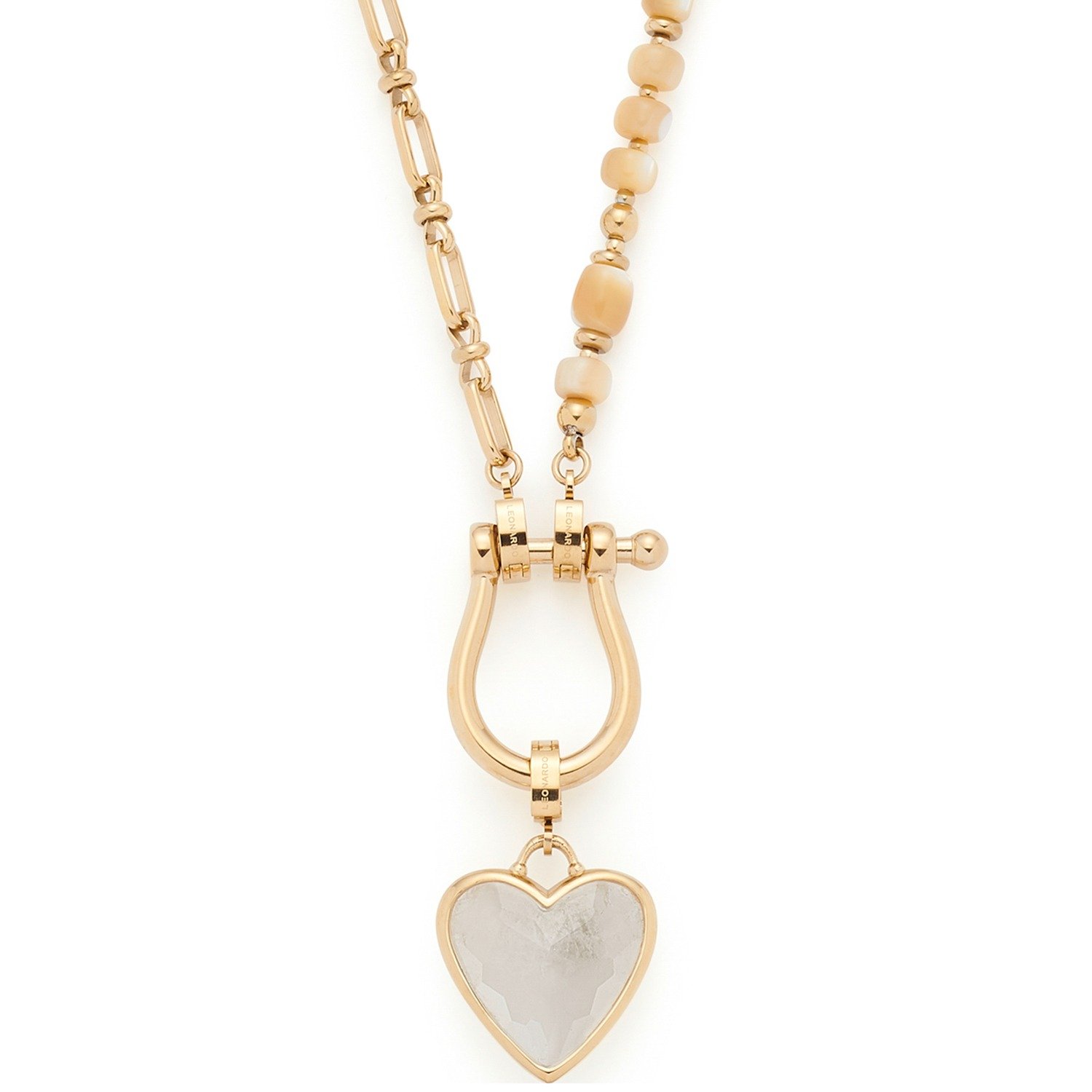 Leonardo 024441 Set Halskette 69 gold Kareen Clip & Mix