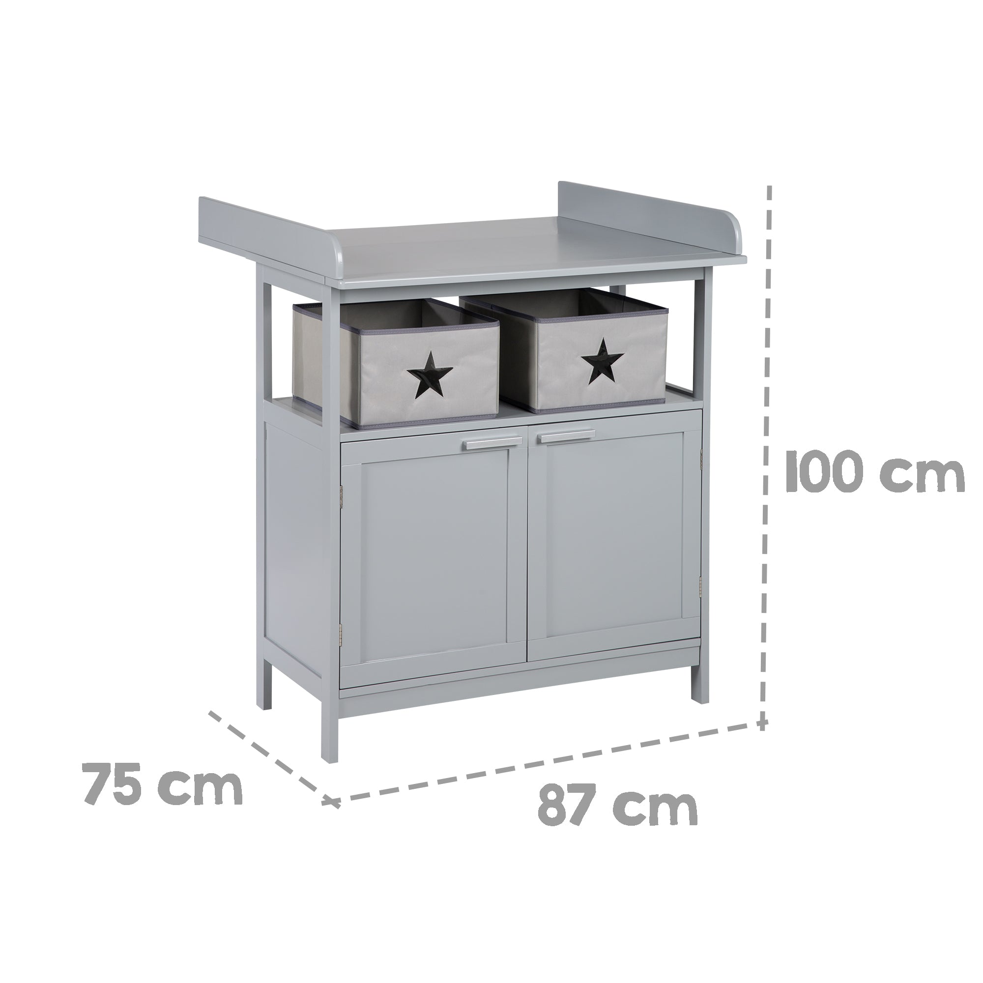 Roba 1711040TP Wickelkommode, Wickelansatz Hamburg taupe – Wickelkommode schmal - Bild 10 Roba 1711040TP Wickelkommode, Wickelansatz Hamburg taupe – Wickelkommode schmal - Produktbild 10