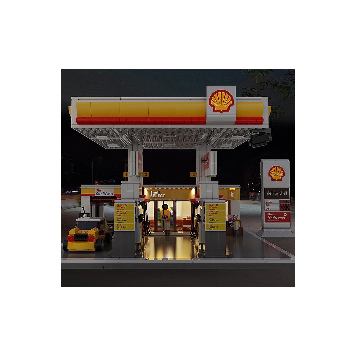 JAMARA CaDA Shell Tankstelle mit Shop und Waschanlage 1:30 Bricks ab 14 Jahren JAMARA CaDA Shell Tankstelle mit Shop und Waschanlage 1:30 Bricks ab 14 Jahren