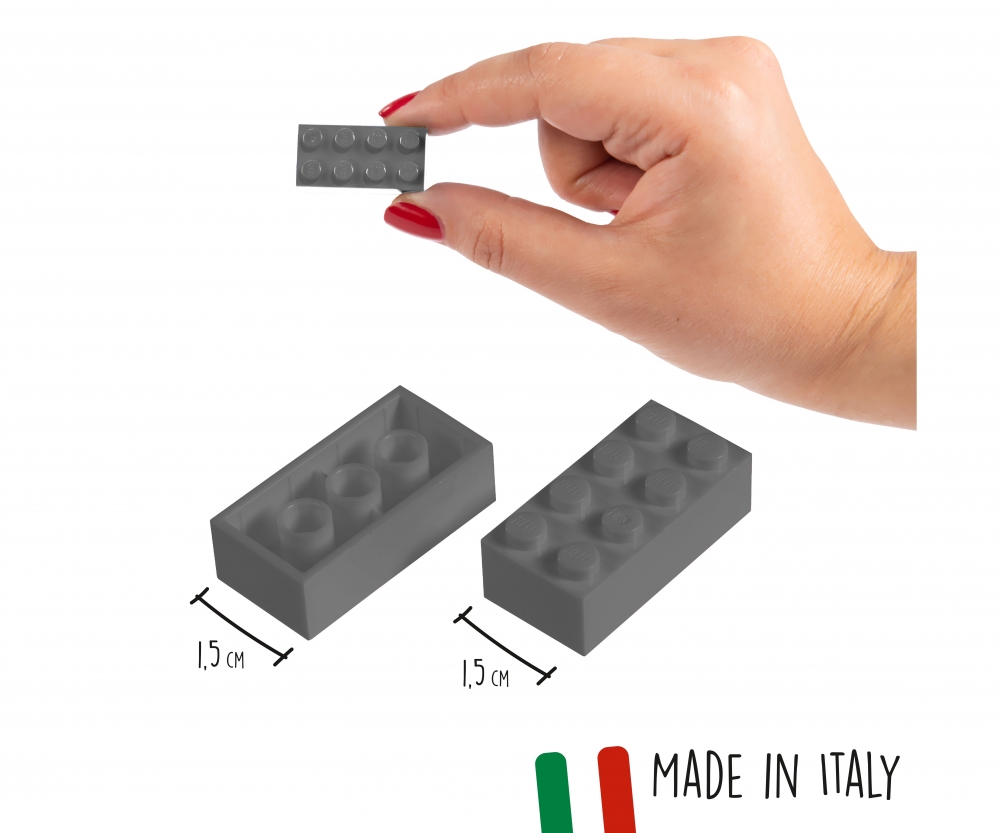 Androni Blox 500 graue 8er Steine lose