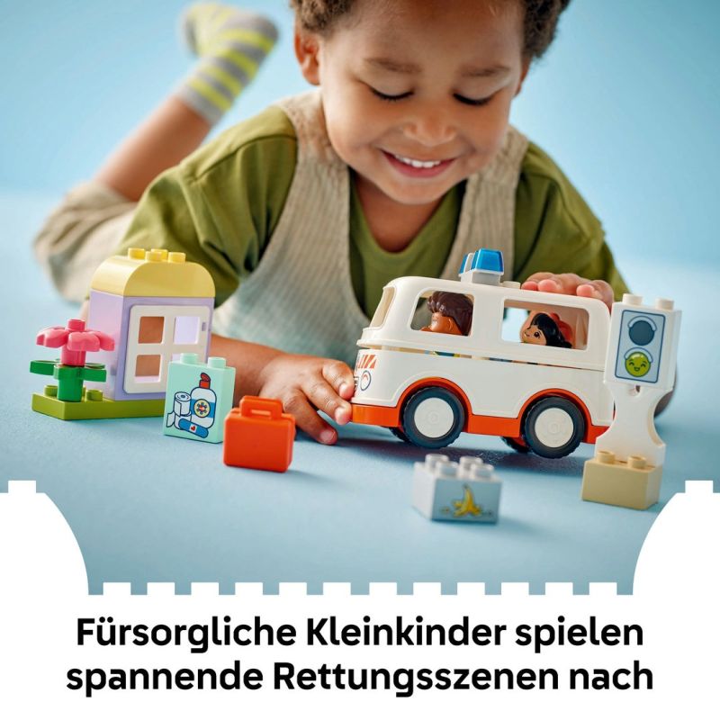LEGO® DUPLO® Rettungswagen mit Fahrer 10447