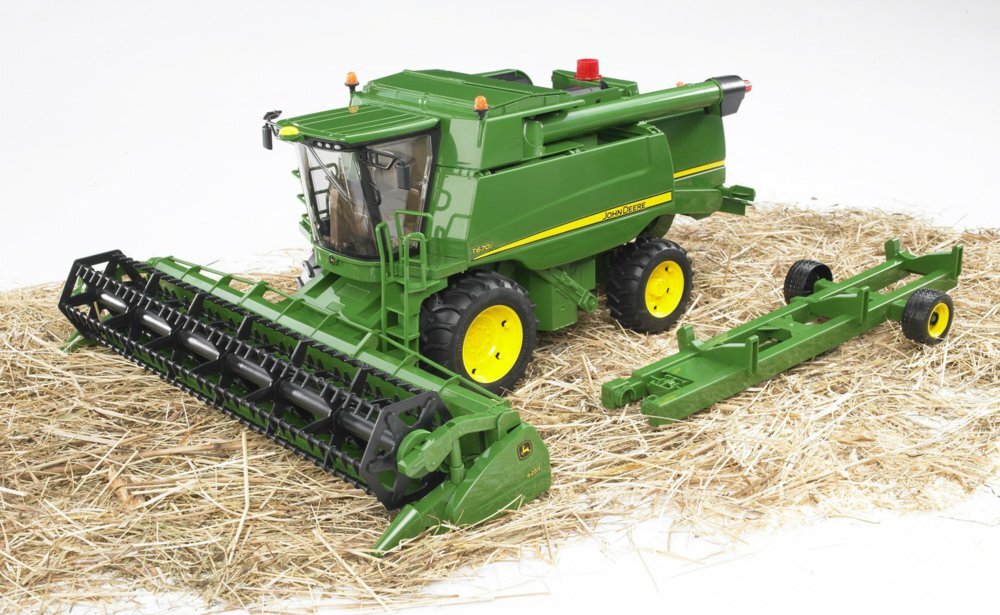 BRUDER 02132 - John Deere Mähdrescher T670i Natur, Draußen, Auf dem Land, Ernte, Rad