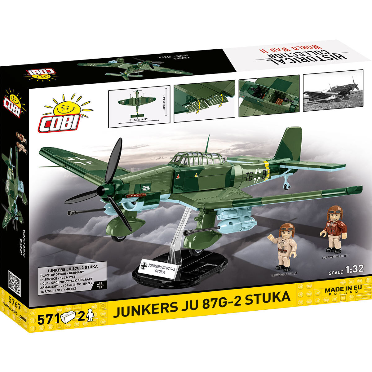 COBI 5767 - Junkers JU 87G-2 STUKA - Bild 2 COBI 5767 - Junkers JU 87G-2 STUKA - Bild 2