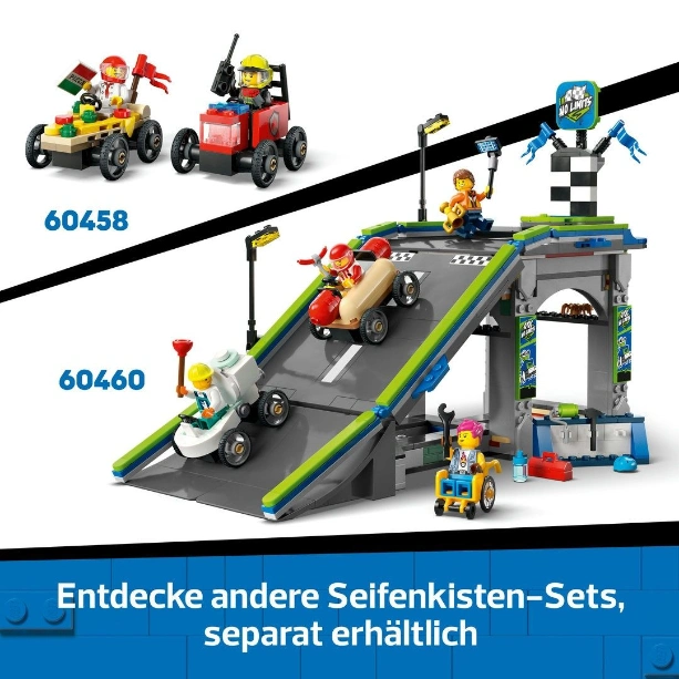 LEGO® City 60460 Keine Limits: Seifenkistenrennen mit Rampe