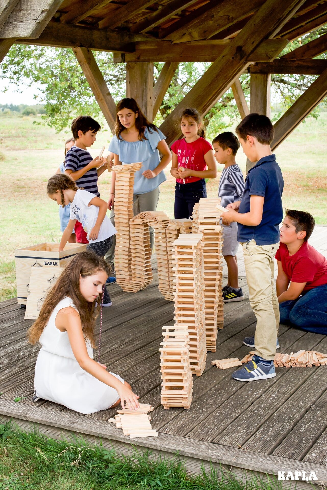 Produktfoto - Kapla France SARL - KAPLA 1000er Kasten - PC - Modell KAPLA PC Produktbild fuer Online-Shop