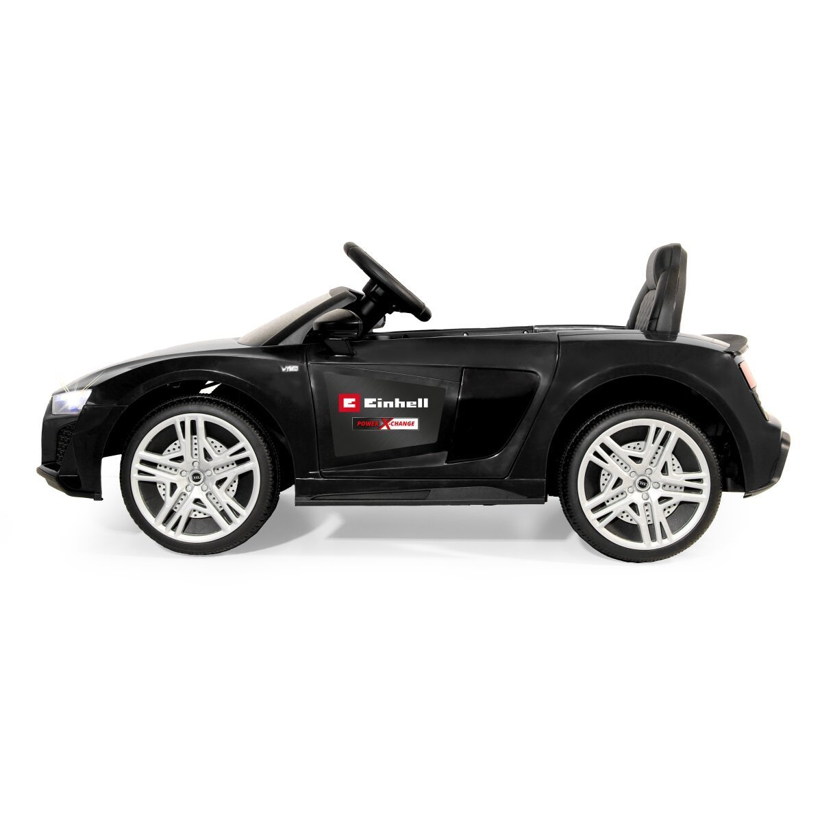 JAMARA Ride-on Audi R8 Spyder schwarz 18V Einhell Power X-Change ab 3 Jahren