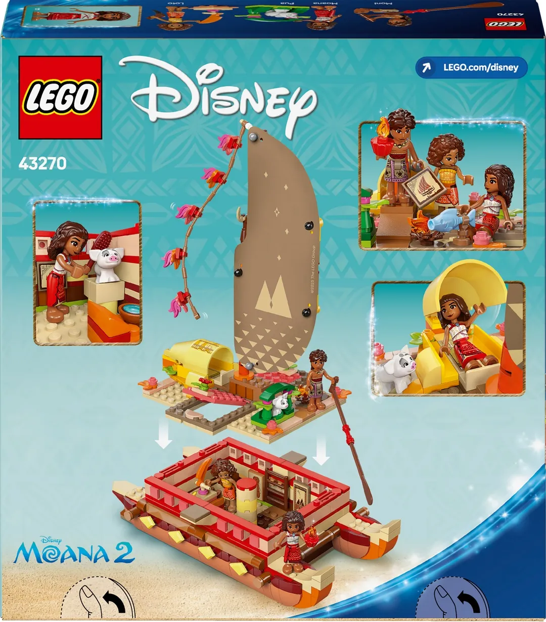 LEGO® Disney Prinzessin 43270 Vaianas Abenteuerfloß