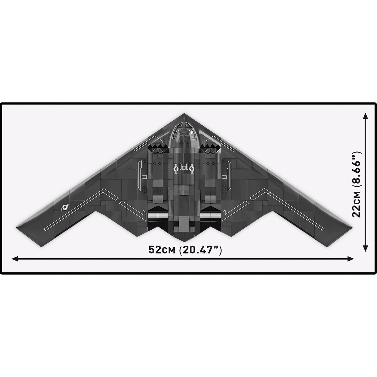 COBI 5916 - Northrop Grumman B2spiritt Maßstab 1:100 - Bild 8 COBI 5916 - Northrop Grumman B2spiritt Maßstab 1:100 - Bild 8