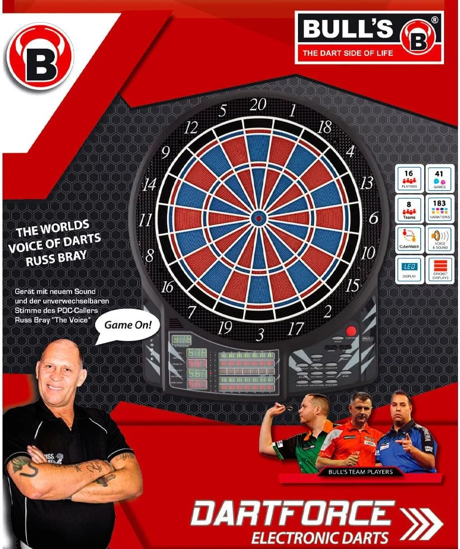 BULL'S Dartforce RB Sound Elektronik Dartboard BULL'S Dartforce RB Sound Elektronik Dartboard