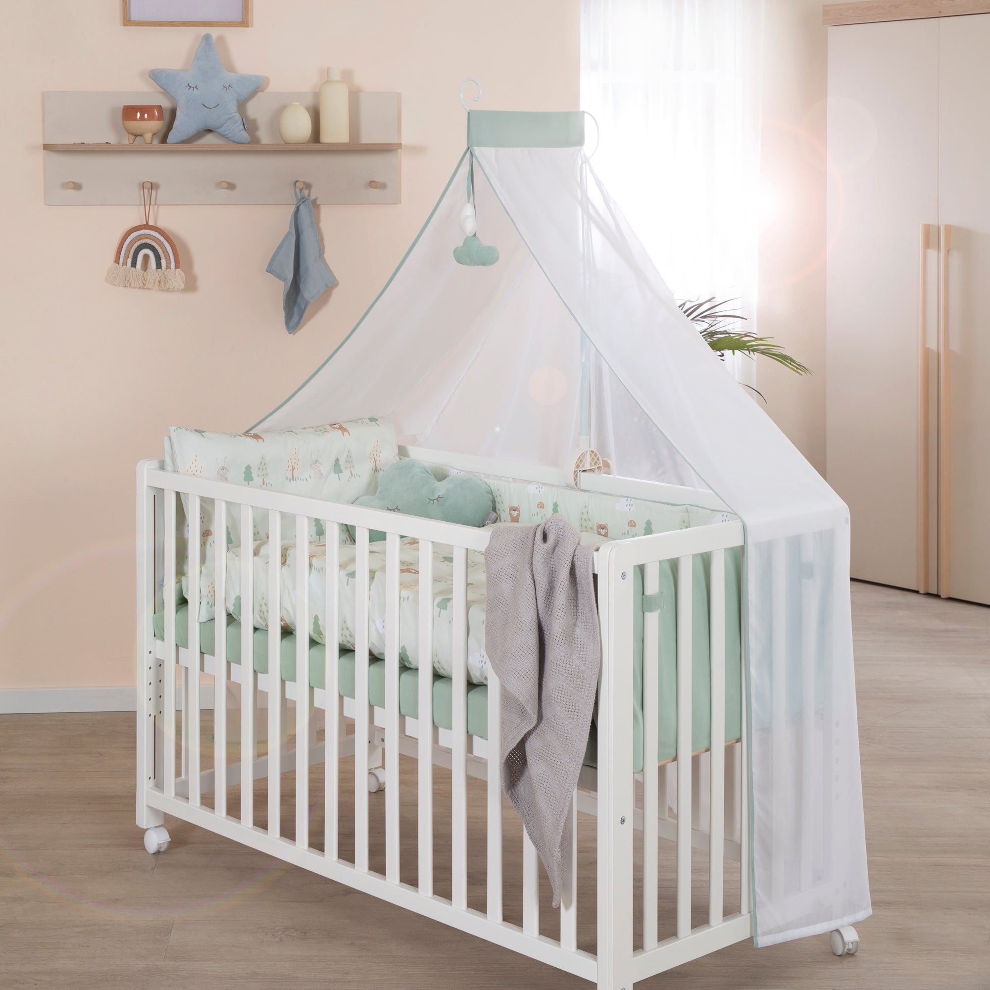 Roba 163003WES283 Room Bed, 60x120 cm Woodland Buddies weiß - Bild 3 Roba 163003WES283 Room Bed, 60x120 cm Woodland Buddies weiß - Produktbild 3