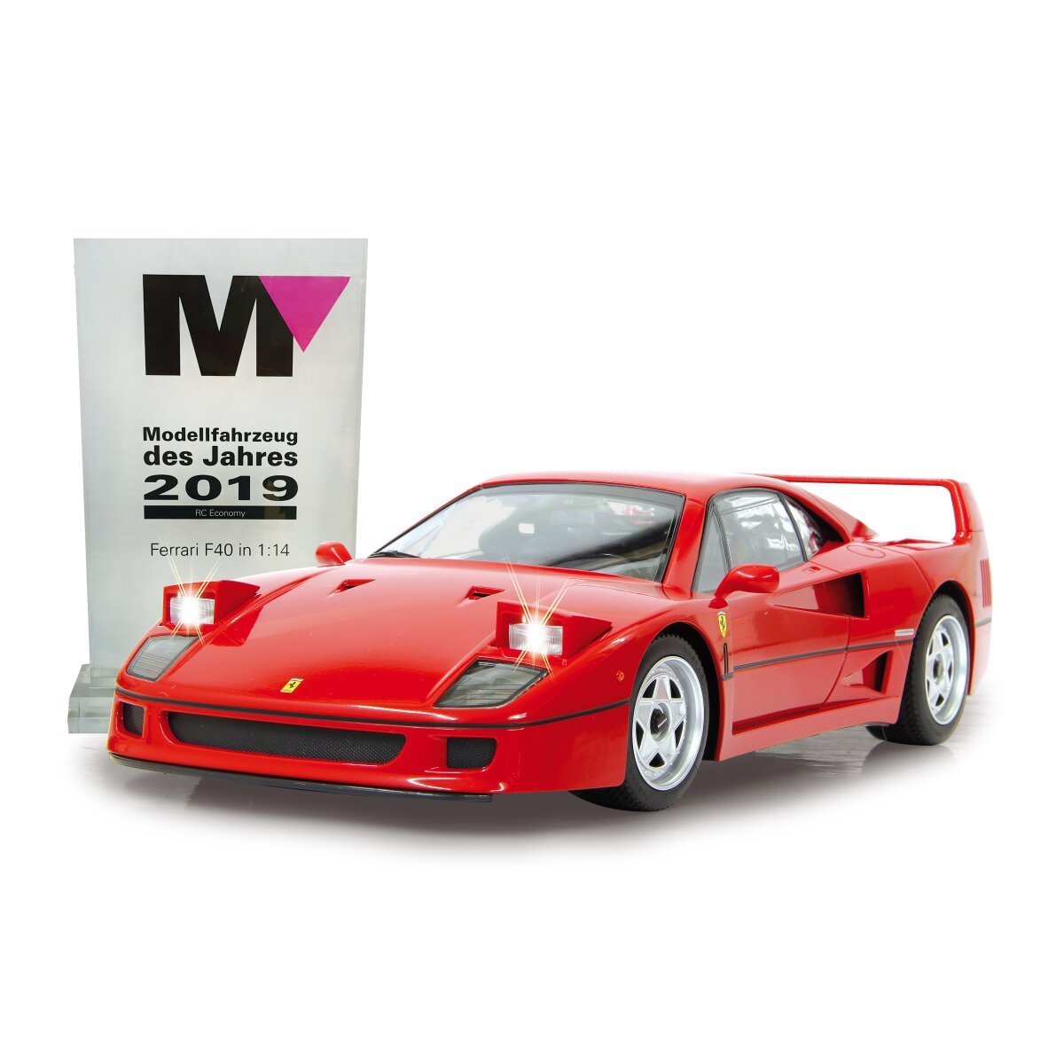 JAMARA Ferrari F40 1:14 rot 2,4GHz Klappscheinw. fernbedienbar ab 6 Jahren