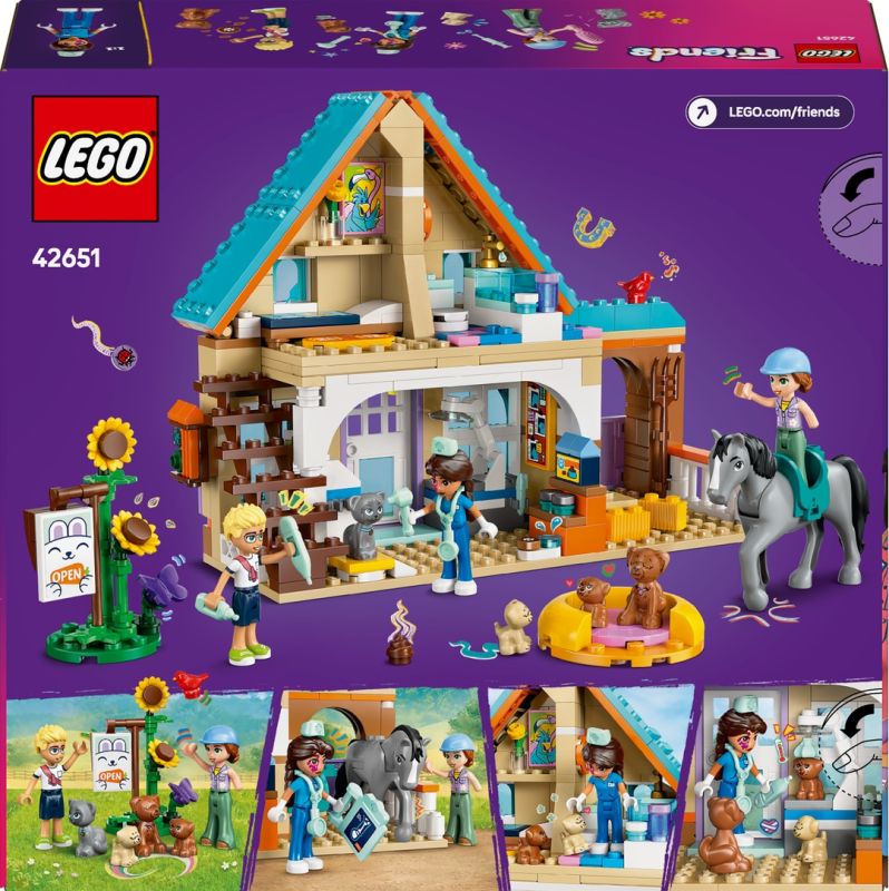 LEGO® Friends 42651 Tierarztpraxis für Pferde und