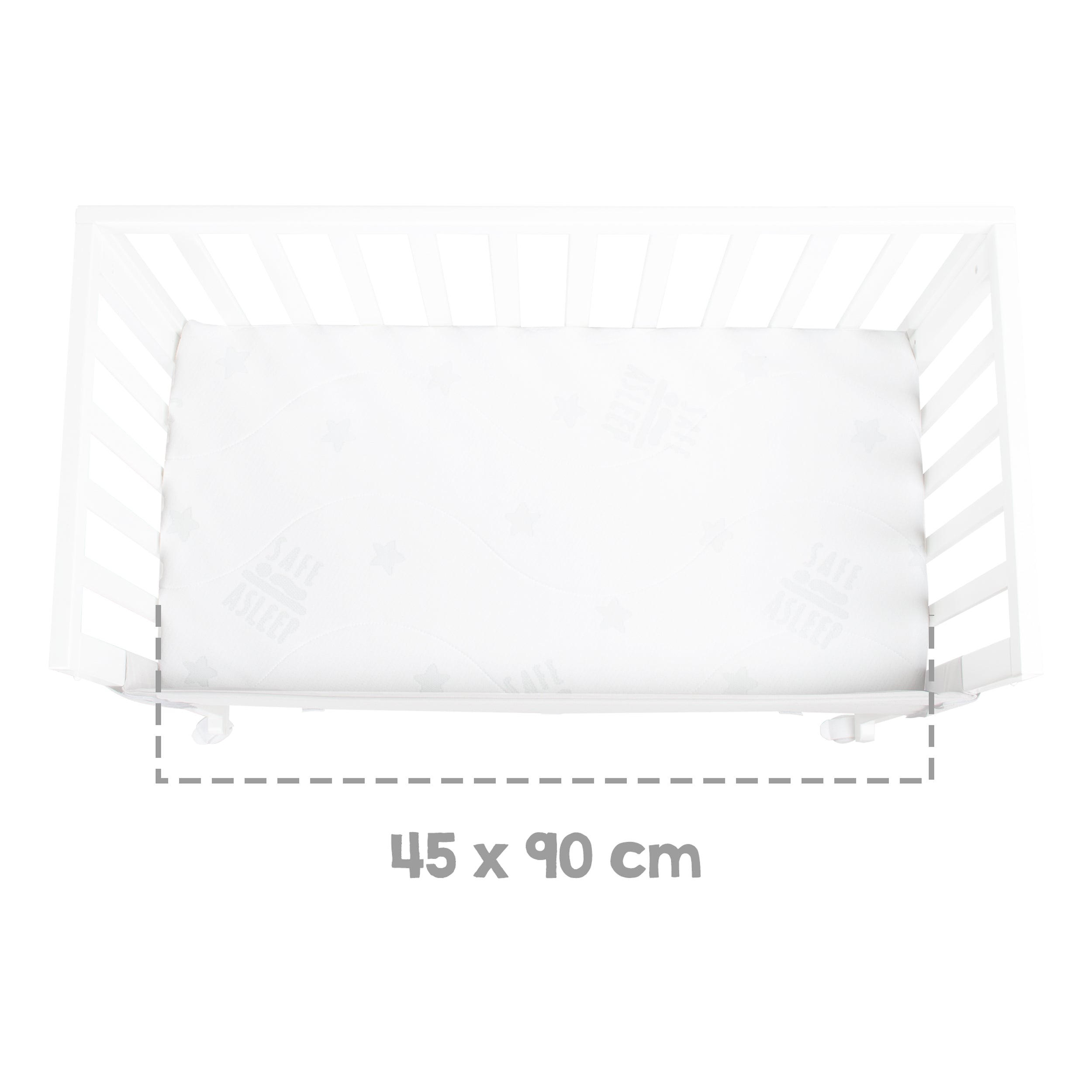 Roba 8961WE1 Stuben- Beistellbett +Barriere/Matratze weiß – Stubenbetten - Bild 13 Roba 8961WE1 Stuben- Beistellbett +Barriere/Matratze weiß – Stubenbetten - Produktbild 13