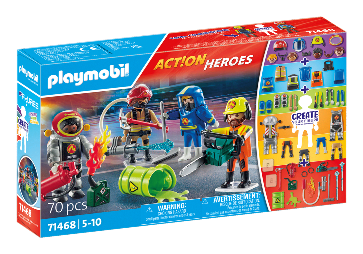 PLAYMOBIL 71468 My Figures Feuerwehr PLAYMOBIL, 71468, My, Figures, Feuerwehr, Spielzeug, Roboter