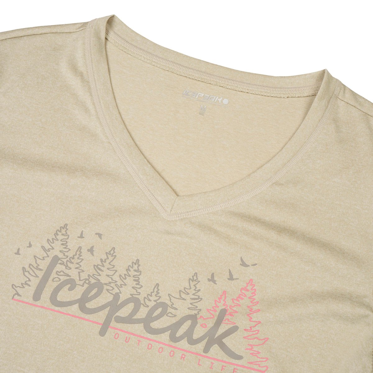 ICEPEAK 954756626I BURNHAM T-Shirt Damen Beige Gr. XL
