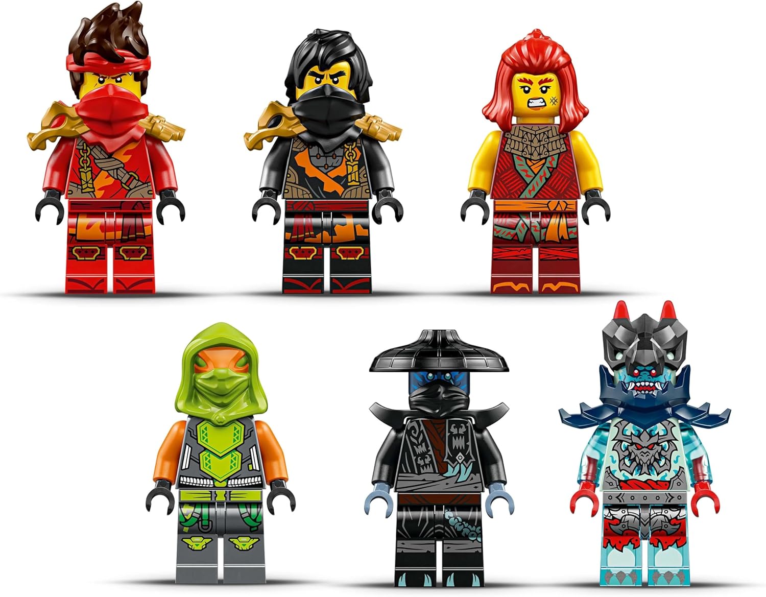 LEGO® NINJAGO® Ninja Actionflitzer 71844 Spielzeug, Person, Gesicht, Kopf